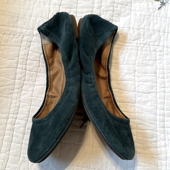 Lucky Brand slip on flats, size 7 - suede dark teal color - Picture 7 of 7